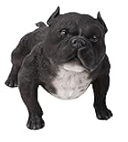 Hi-Line Gift Ltd. Walking Black Bully Dog Statue