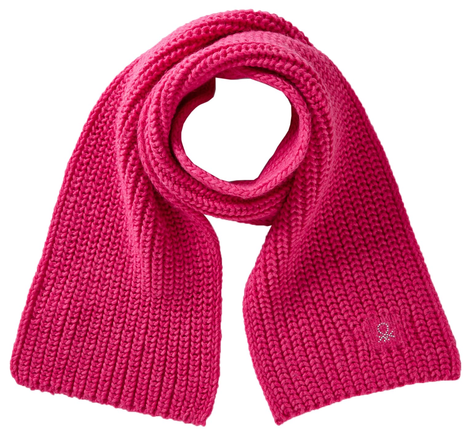 United Colors Of Benetton Jungen Schal - 100% Polyacryl | Gestreifter Kinder Schal