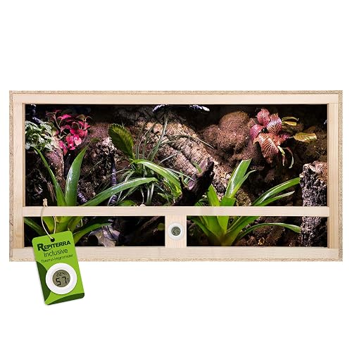 Madera Terrario para Reptiles página ventilación para serpientes y lagartos 100 x 60 x 50 cm