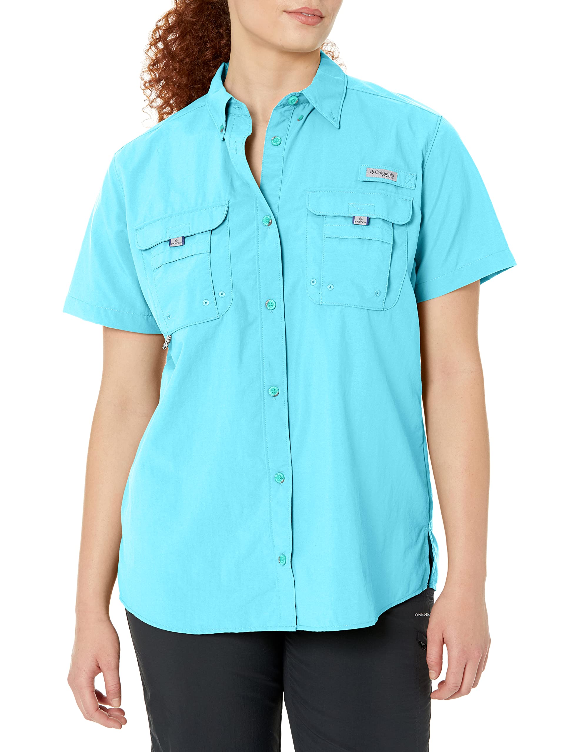 Columbia Women's PFG Bahama Ii UPF 30 Short Sleeve Fishing Shirt
