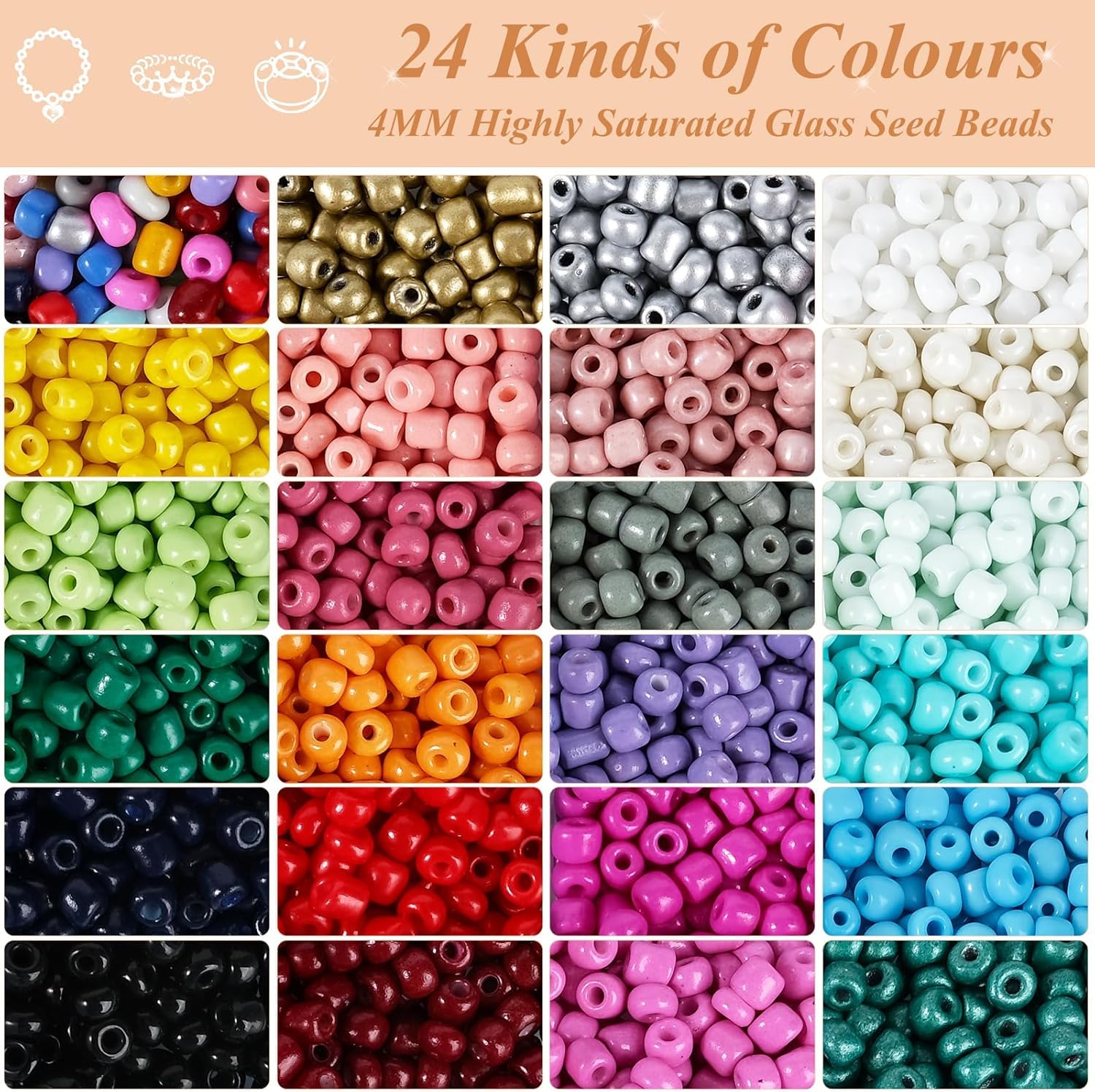 Zelf sieraden maken kralen pakket – Armbandjes en enkelbandjes – Fruit en hartjes figuurkralen – 4mm rocailles – Geel, roze, turquoise, wit, Ibiza mix - Principessa