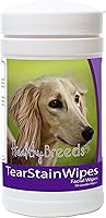 Vista 220 de Healthy Breeds Toallitas quitamanchas de lágrimas de perro para husky siberiano – Más de 100 razas – Limpiador facial de ojos – 70 toallitas