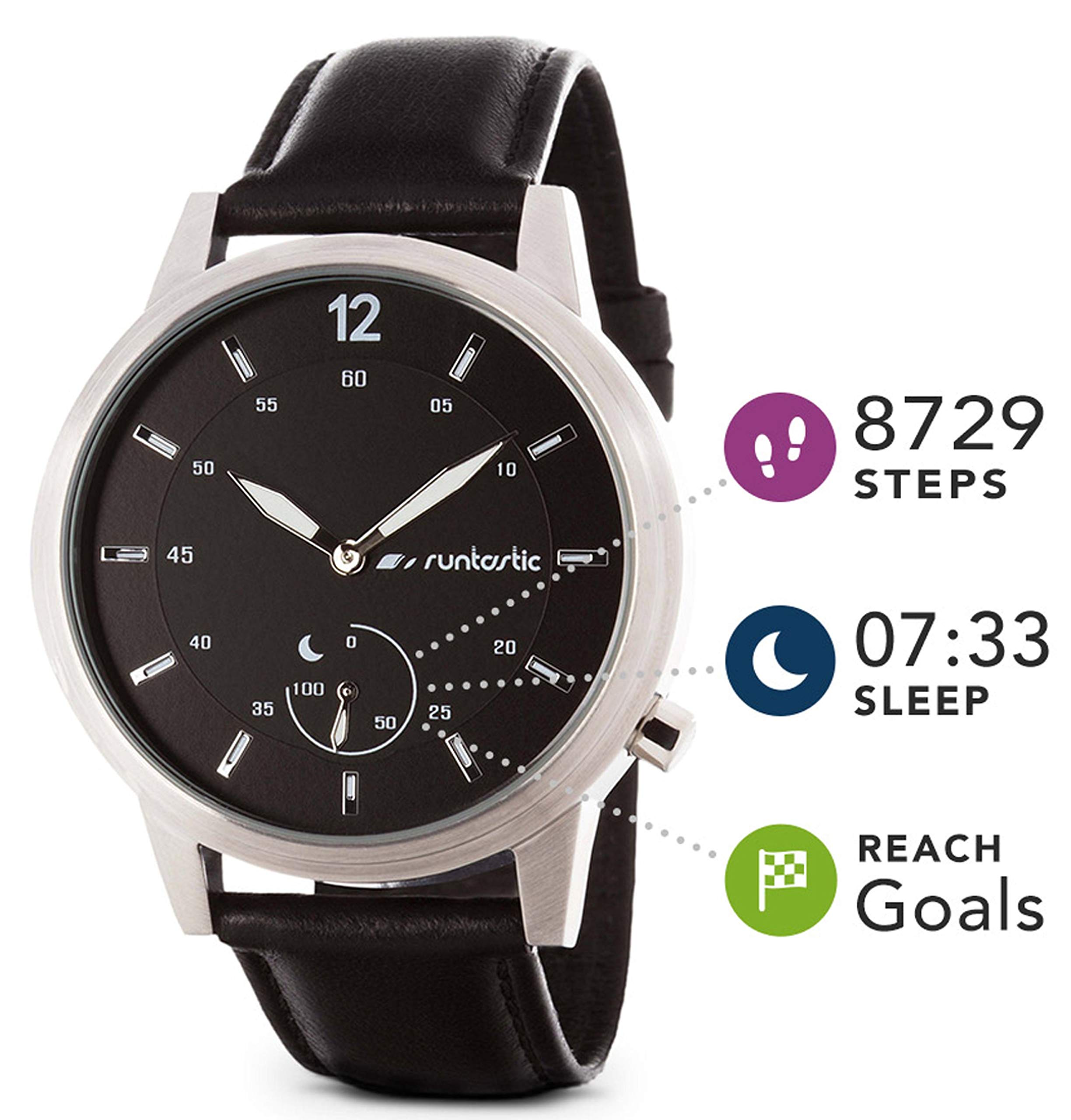 Runtastic Moment Classic Activity and Sleep Tracking Watch - Silver :  Amazon.co.uk: Sports \u0026 Outdoors