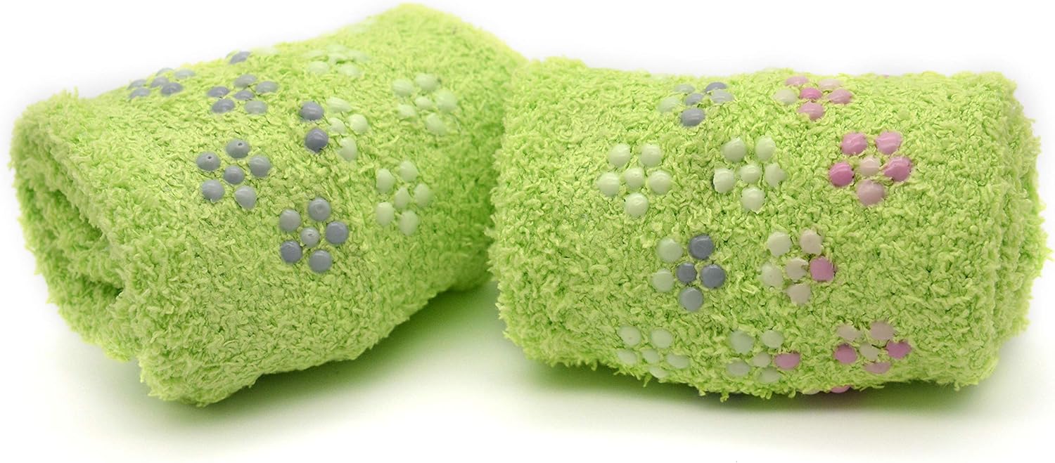 Gelante Womens Cute Fuzzy Socks Ultra Soft Fluffy Plush Gripper Non Skid Slip Hospital Slipper Grippy Cozy Socks 12Pairs! - Image 7