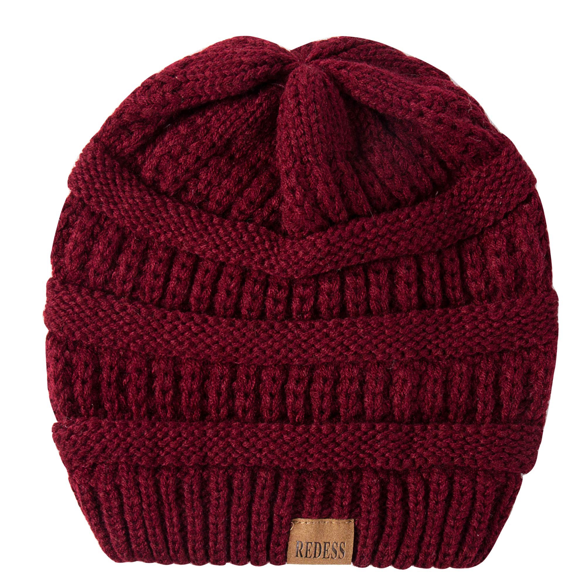 REDESS Slouchy Beanie Hat per Uomo e Donna Winter Warm Chunky Soft Oversize Cable Knit cap