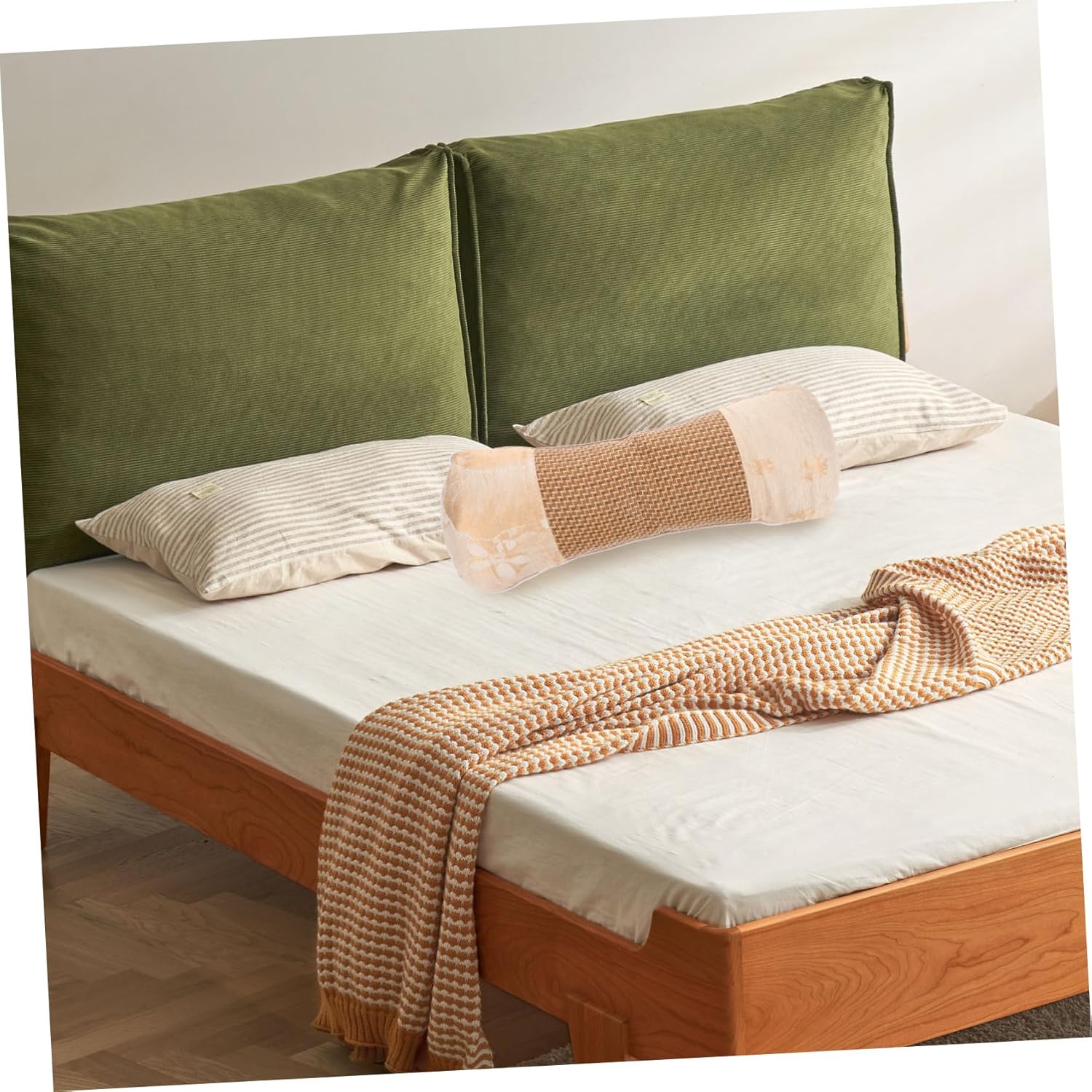 Cabilock Summer Cool Neck Pillow: Cervical Pillow Natural Filling Ergonomic Design for Neck Support