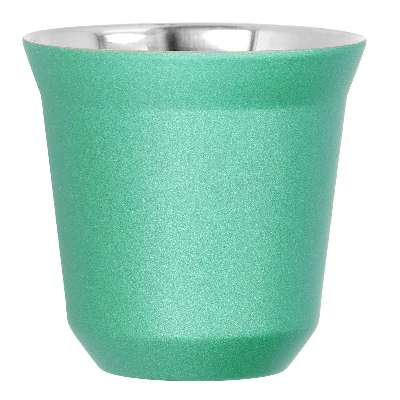Kubek do kawy ze stali nierdzewnej 304, przenośny, na kemping, podróże, akcesoria kuchenne, 80 ml, zielony