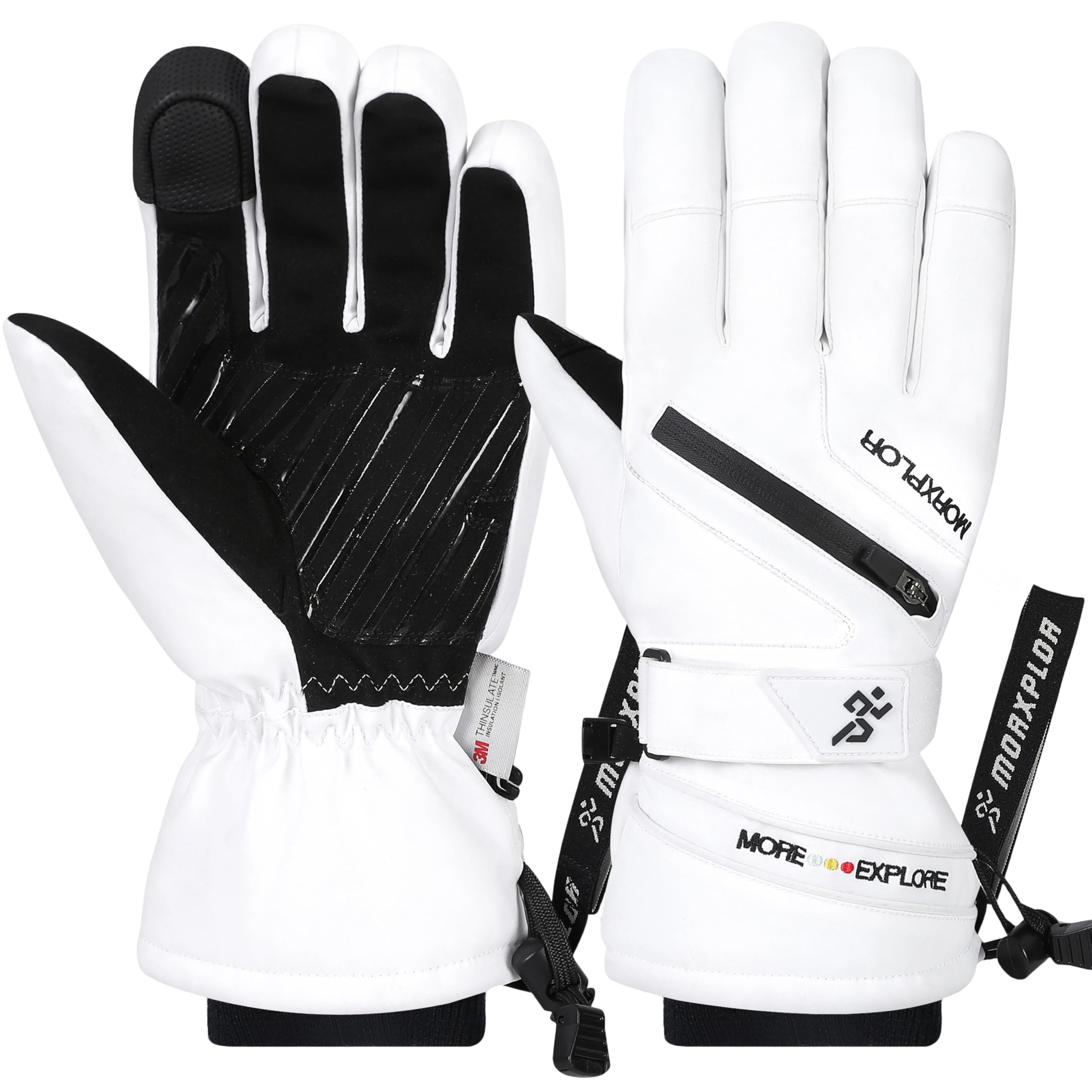 MORXPLOR Winter Ski Gloves