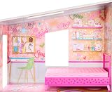 Rainbow High Color & Play 3-Story Doll House - Disegna Tutte le Pareti e i Pavimenti con Pennarelli Lavabili, il Set di Giochi in Legno Include Mobili e Accessori, Regalo Divertente. Età 4+ - 11