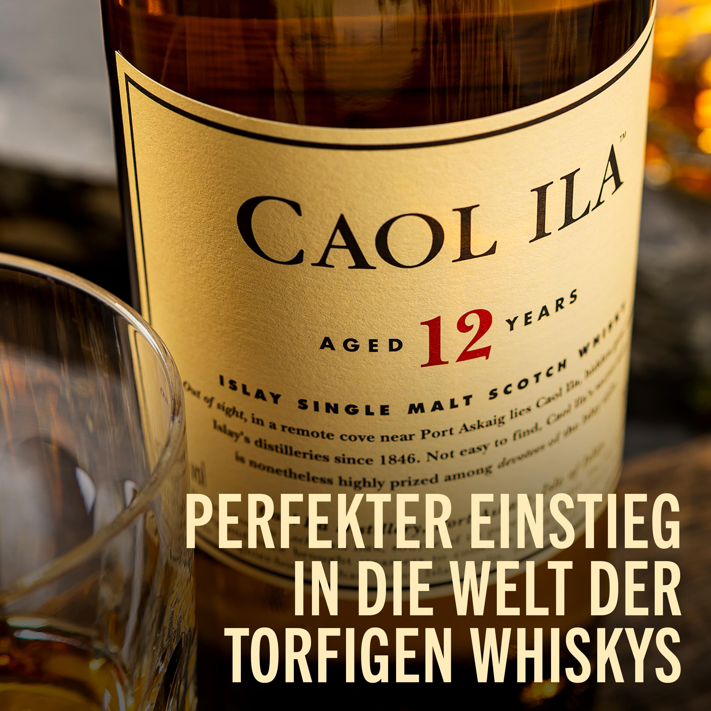 Caol Ila 12 Jahre Islay Single Malt Scotch Whisky 43% vol 700ml Geschenkverpackung