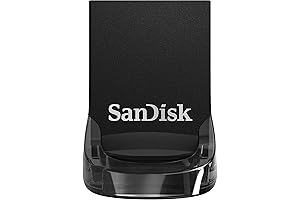 SanDisk Ultra Fit Low-Profile Flash Drive (128 GB, USB 3.1)
