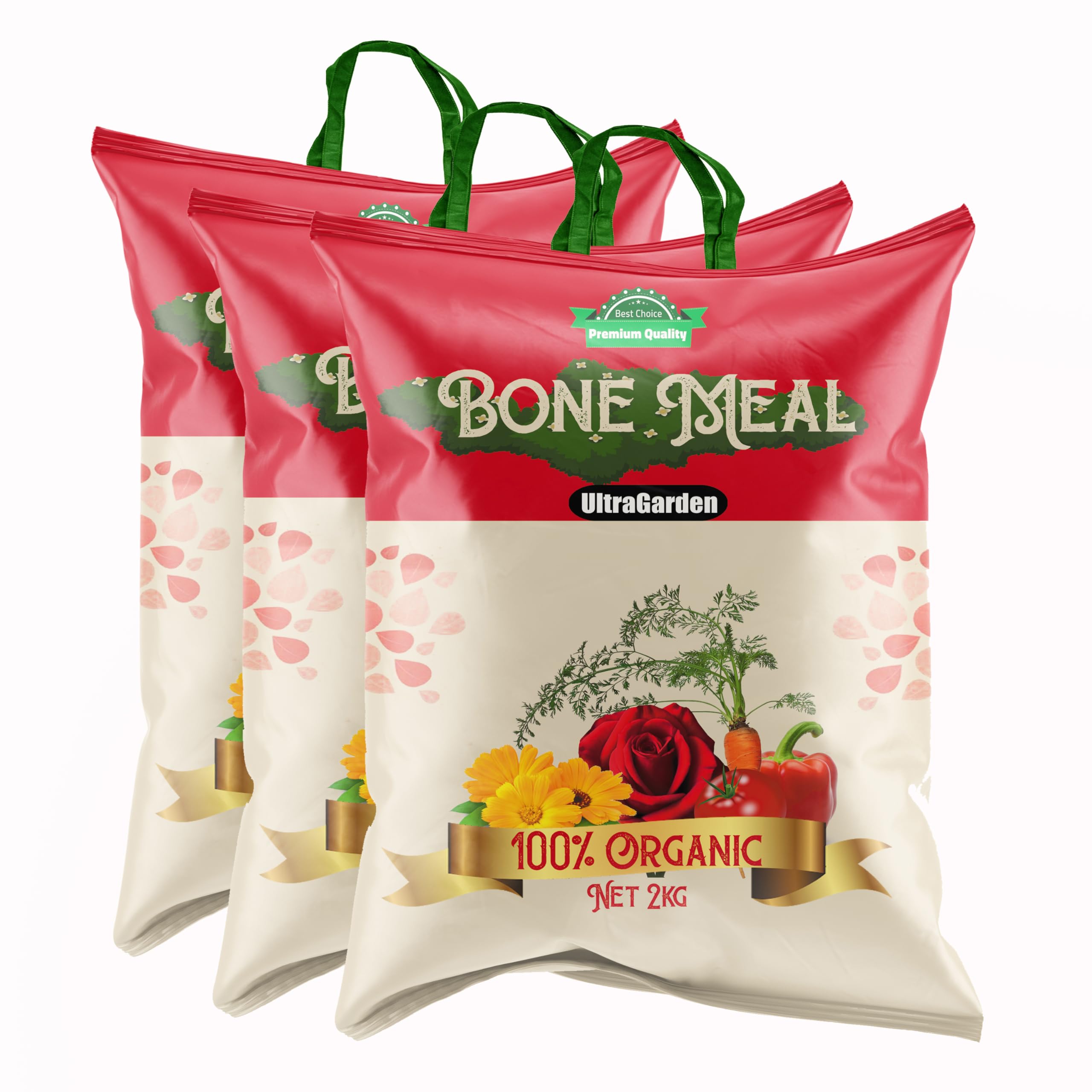 Ultragardens Pure Bonemeal (Pack of 3) 2kg -Organic Fertilizer for All Flowers,Bonsai,Vegetables,Shrubs- Rich in NPK Nutrients as Growth Booster for Garden plants. (B0D9L8LBDZ) Amazon Price History, Amazon Price Tracker
