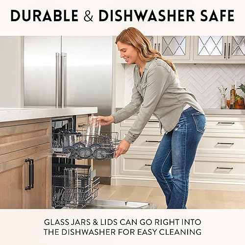 Miniatura 6 de Recipientes herméticos de vidrio con tapas de silicona y vidrio, recipientes de borosilicato sin BPA para preparación de alimentos, almacenamiento,