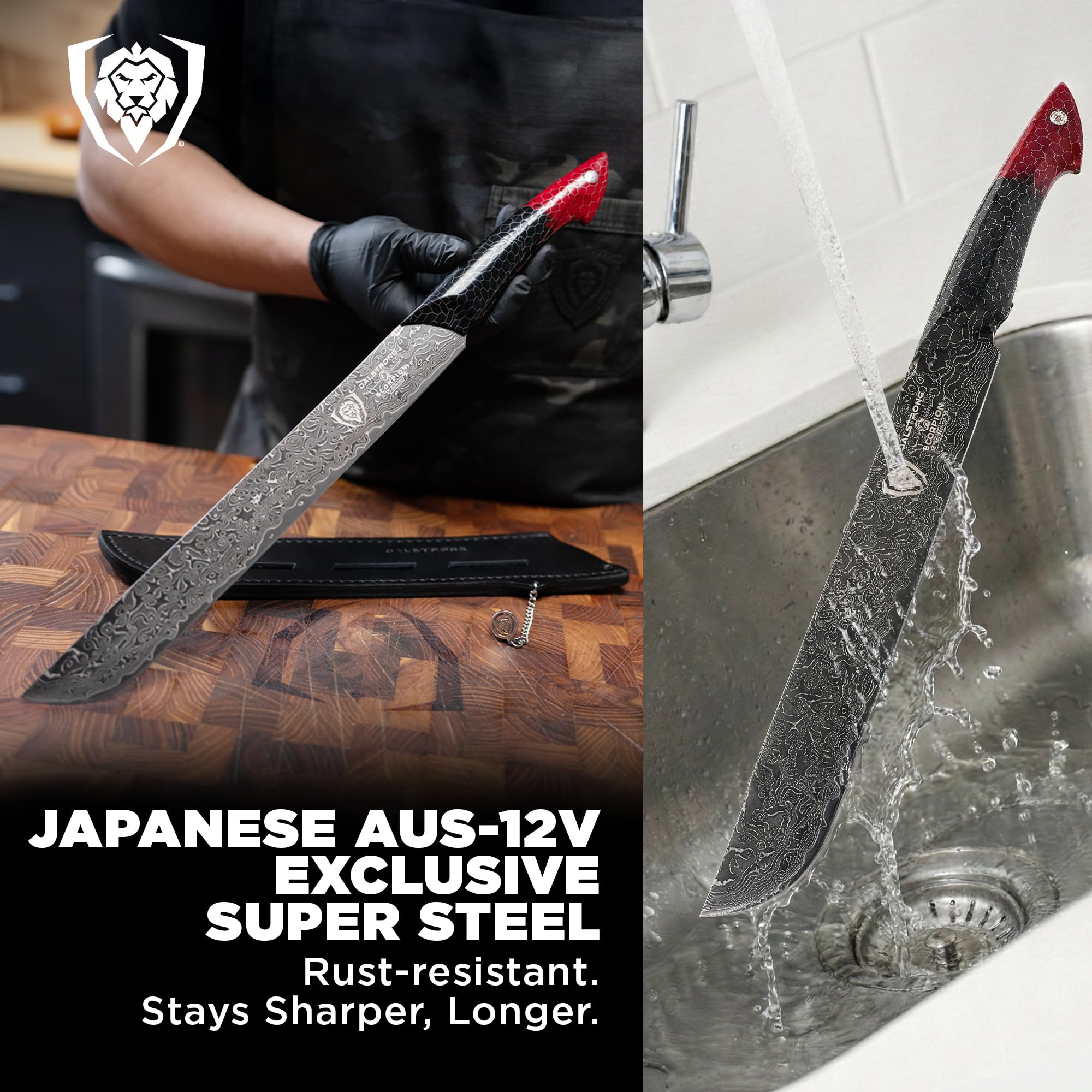Dalstrong 11" Slicing Knife - V12 Ultra Steel — Amazon image 3