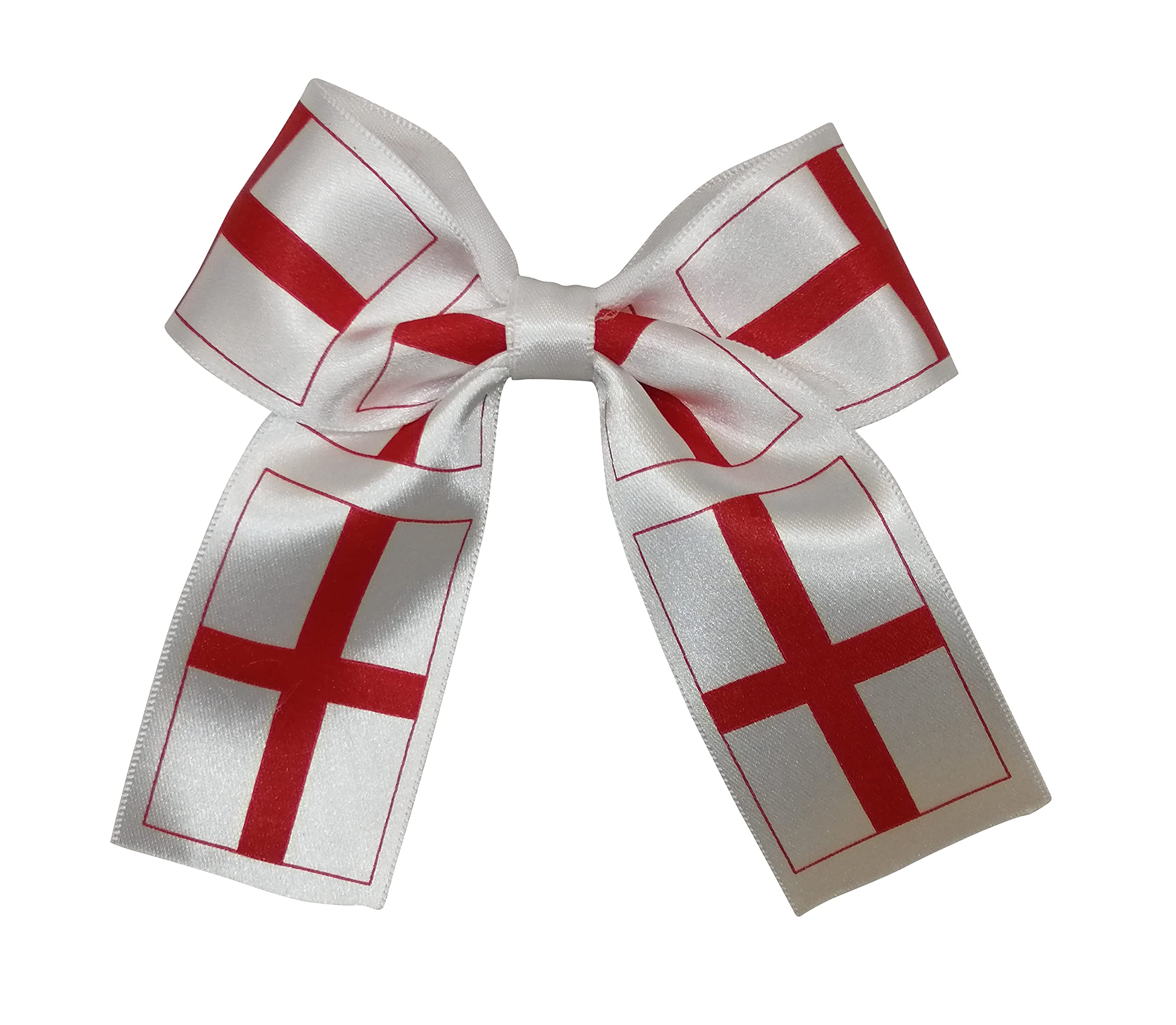Pack Of 2 Hand-Made England flag inspired Hair Clip/Bow Tie