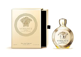 Versace Eros Pour Femme Eau De Parfum for Women, 3.4 Fl Oz