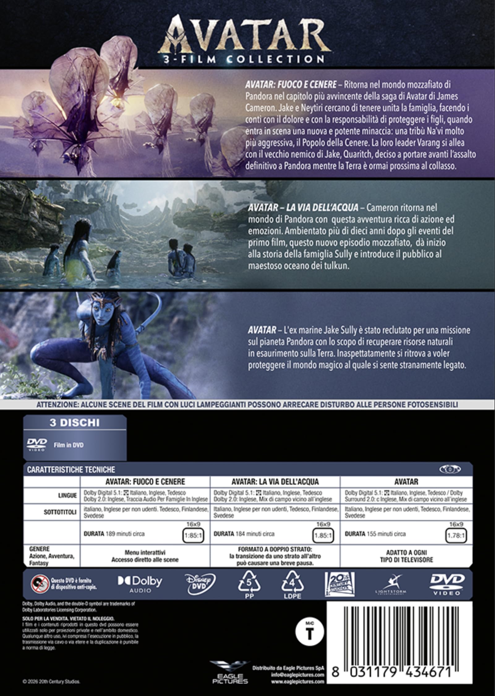 Avatar: 3 Movie Collection