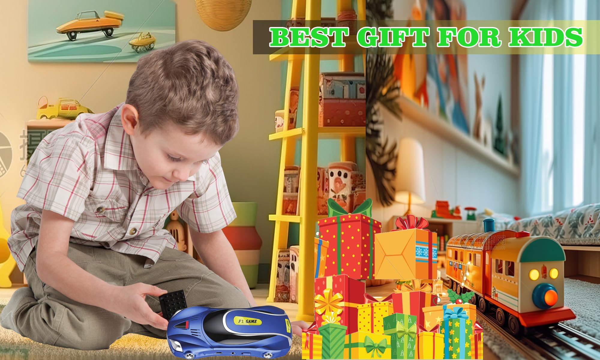 Console di gioco portatile per bambini precaricata oltre 200 videogiochi retrò, lettore di gioco portatile con batteria ricaricabile schermo LCD da 3 pollici, mini giocattolo elettronico arcade regali