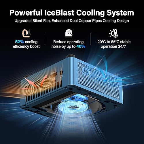 Miniatura 5 de GEEKOM Mini PC IT12 (soporte de calidad de 3 años), 12 generación Intel i7-1280P NUC12 Mini computadoras, 32GB RAM1TB NVMe PCIe Gen 4 SSD Windows 11