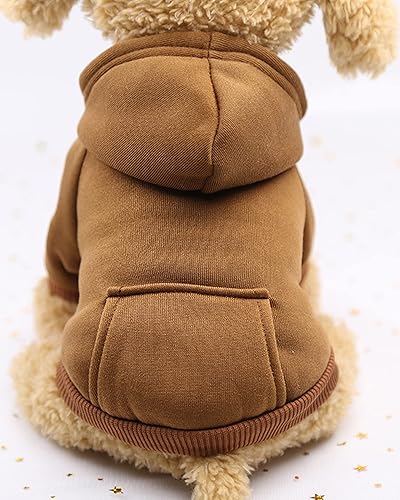 Miniatura 6 de Abrigos de invierno para perros pequeños, sudadera con capucha para perros pequeños, ropa de chihuahua, ropa de bulldog francés, ropa para perros