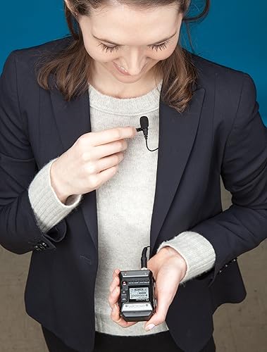 Miniatura 9 de Zoom F1-LP Lavalier Body-Pack Recorder, Audio para Grabadora de Video, Grabaciones a Tarjeta SD, Funciona con Batería, Incluye Micrófono Lavalier