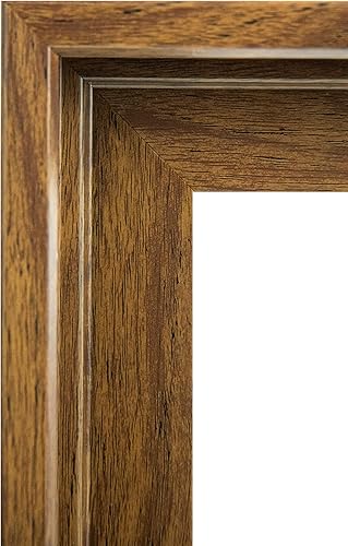 Miniatura 5 de Marco flotante de nogal de 20 x 30 pulgadas, marcos flotantes 3D de 2-18 pulgadas de profundidad para pinturas en lienzo, impresiones. Marco de