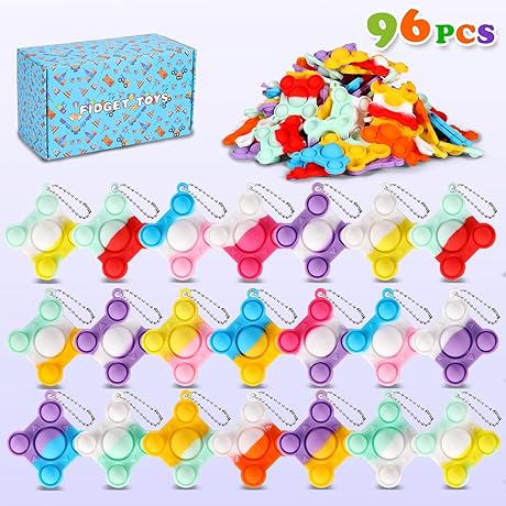 96 PCS The Biggest Fidget Pack Mini Pop Toys