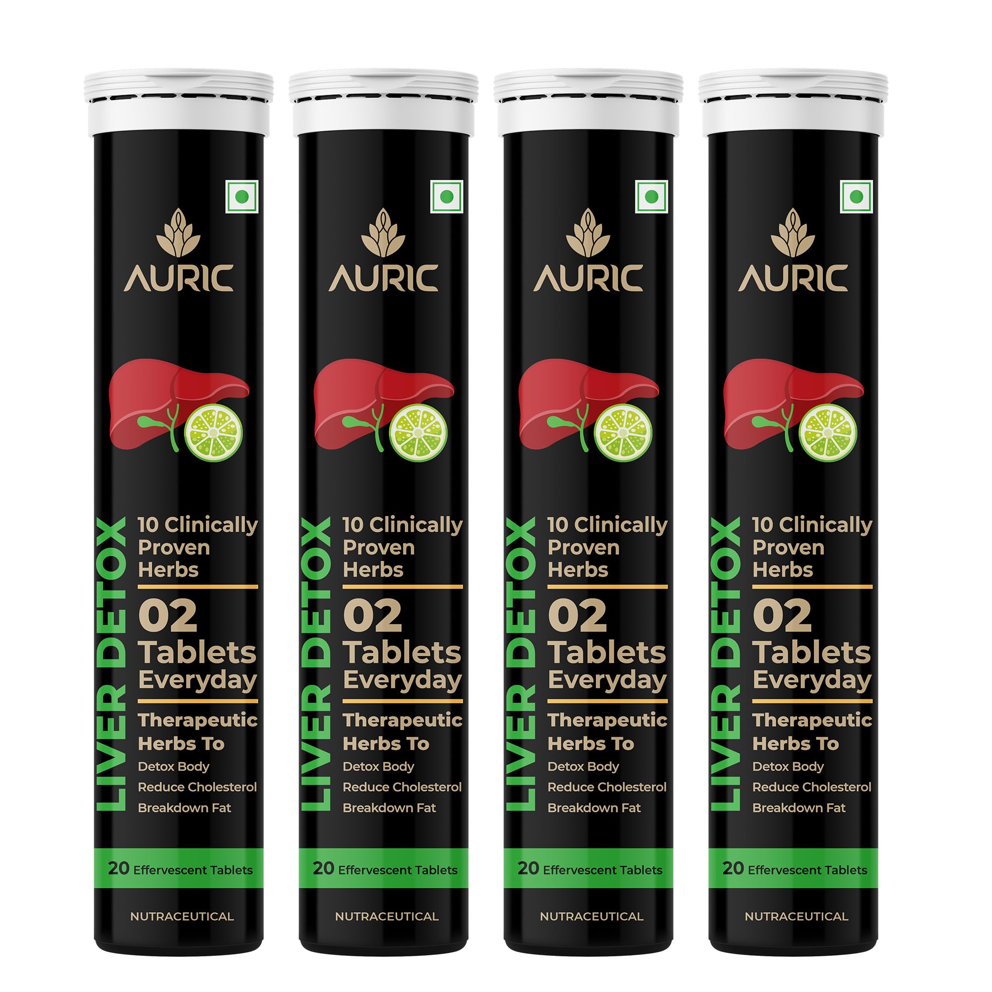 Auric Liver Detox Effervescent | 80 Tablets Fizzy Water with 10 Ayurvedic Herbs | Clinically Researched Therapeutic Ingredients | Drop, Dissolve, Fizz, Drink (B0B2LXZ3Z1) Amazon Price History, Amazon Price Tracker