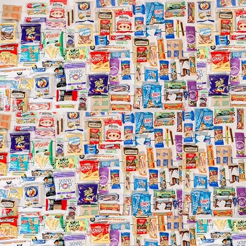 Miniatura 8 de 100 Count Snacks Variety Pack Gift Box- Huge Snack Care Package- Delicious Individually Wrapped Snack Box for Adults, Kids, College Students,