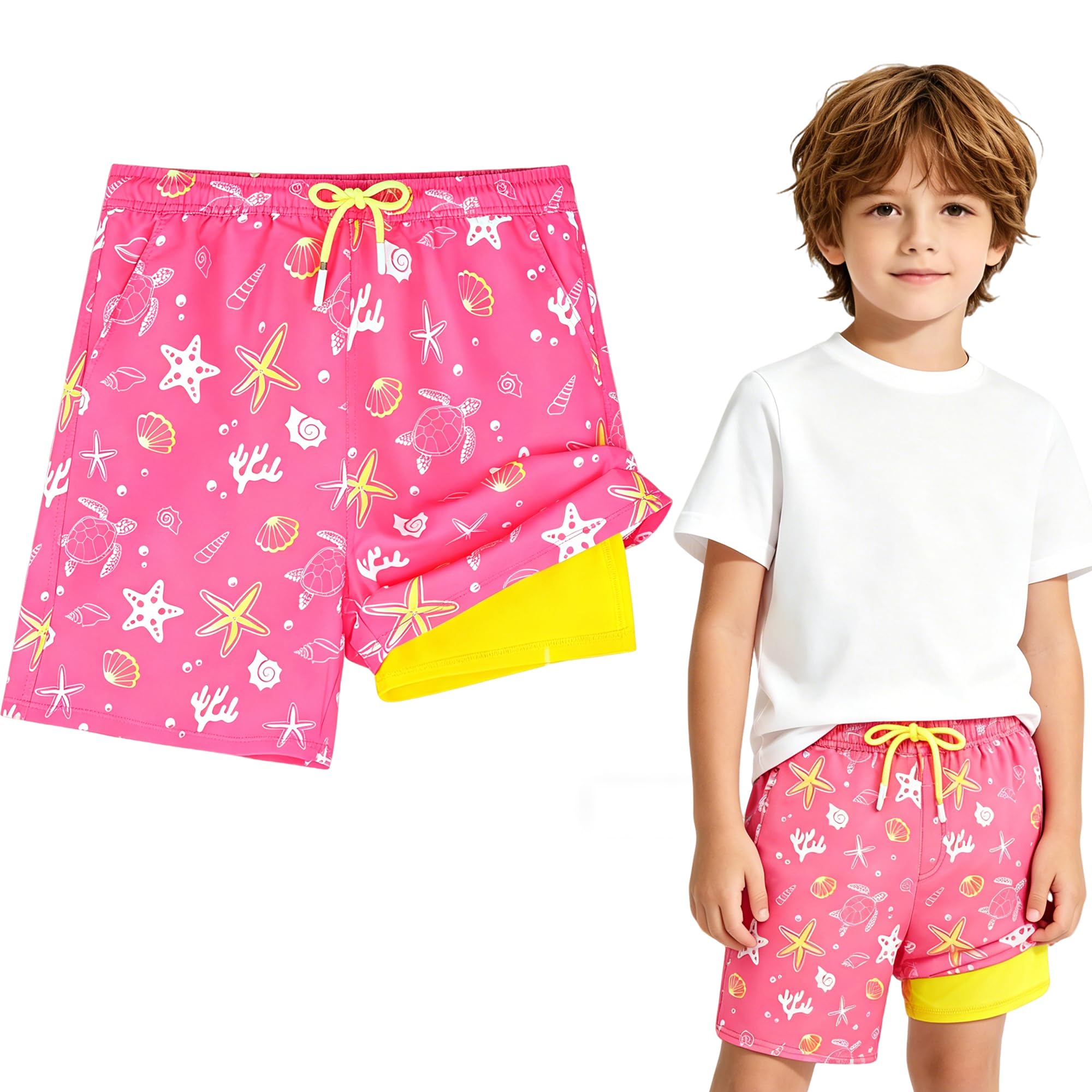 Badehose Jungen Badeshorts Kinder Jungen Schnelltrocknend mi