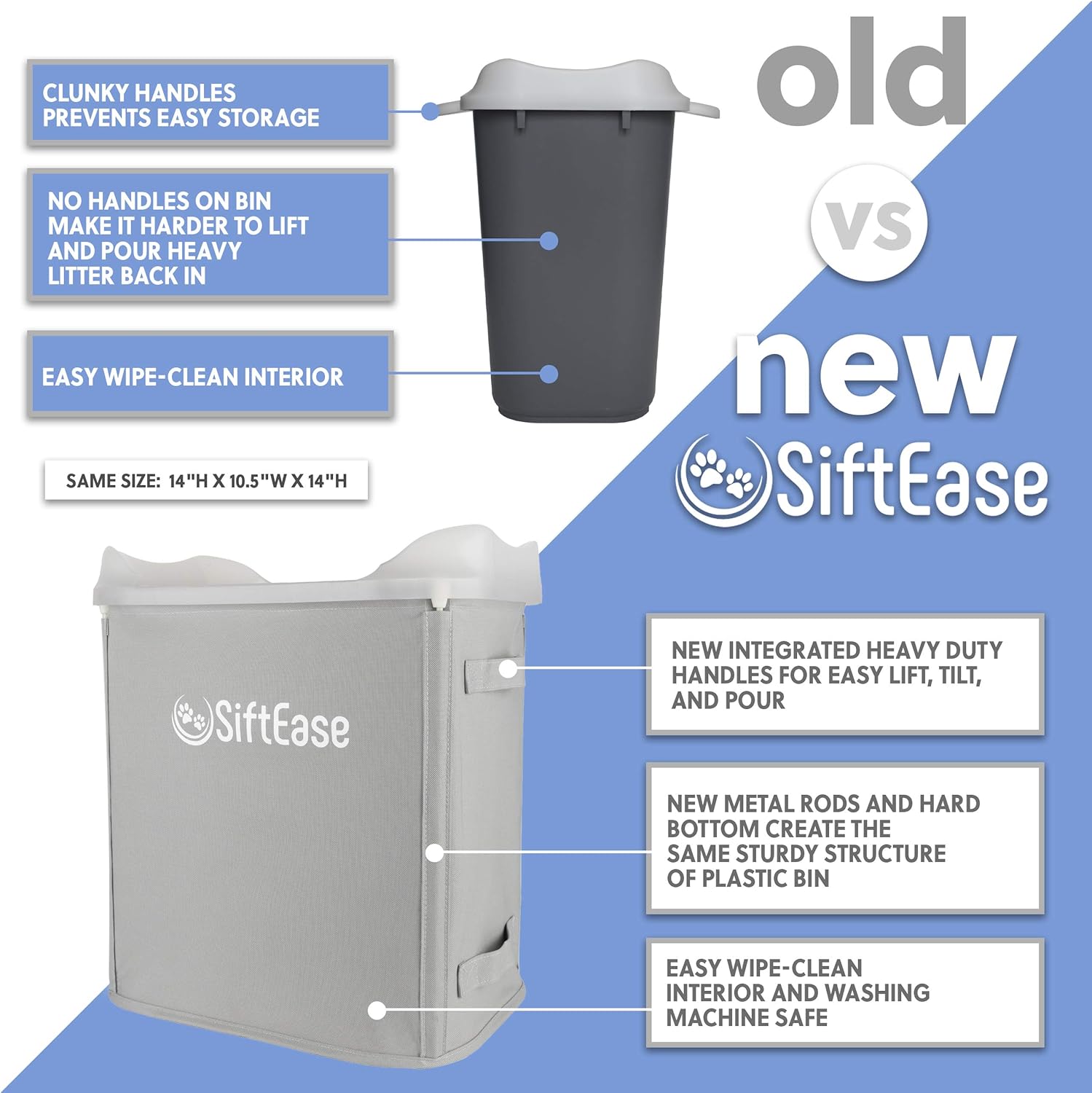 sift ease litter box