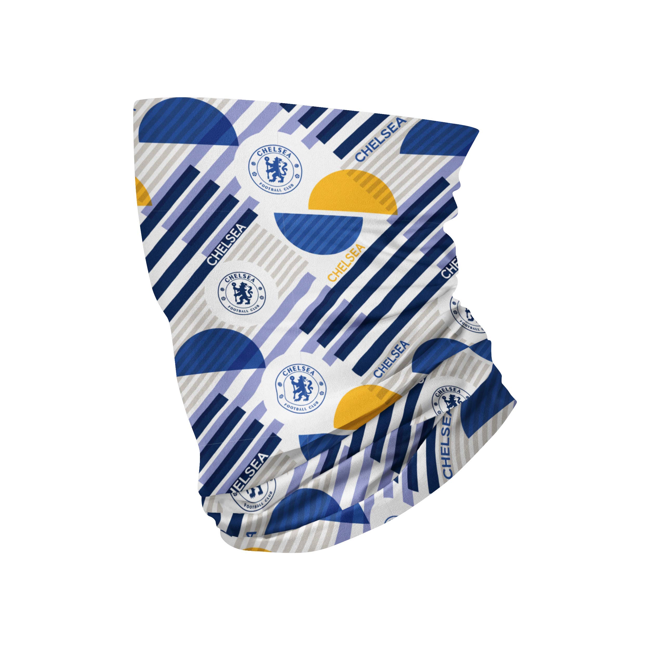 FOCO Officially Licensed Chelsea FC Geo Print Snood Scarf