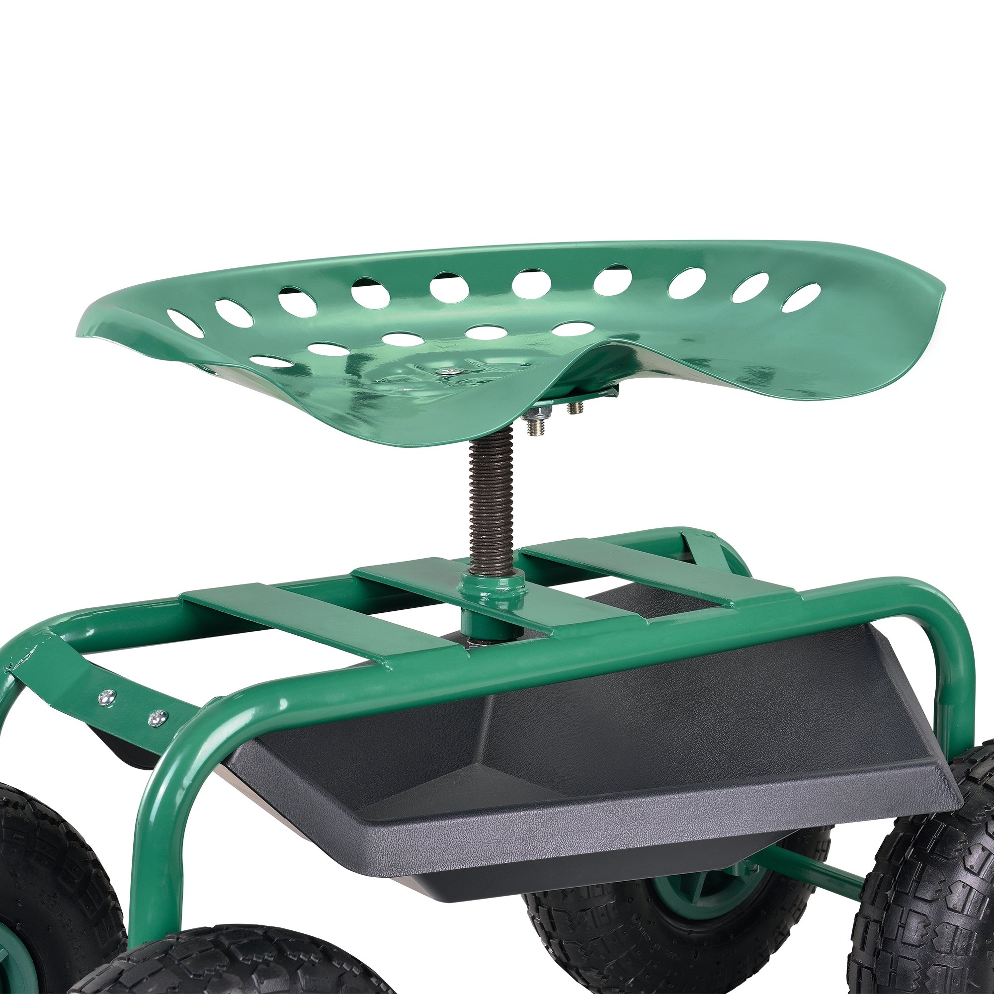 [PRO.Tec] Sedia da Giardino con Ruote - per lavori di Giardinaggio, per piantare Fiori