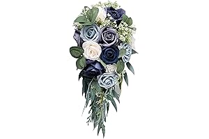 Dusty Blue Wedding Bouquet - A Timeless Touch of Elegance