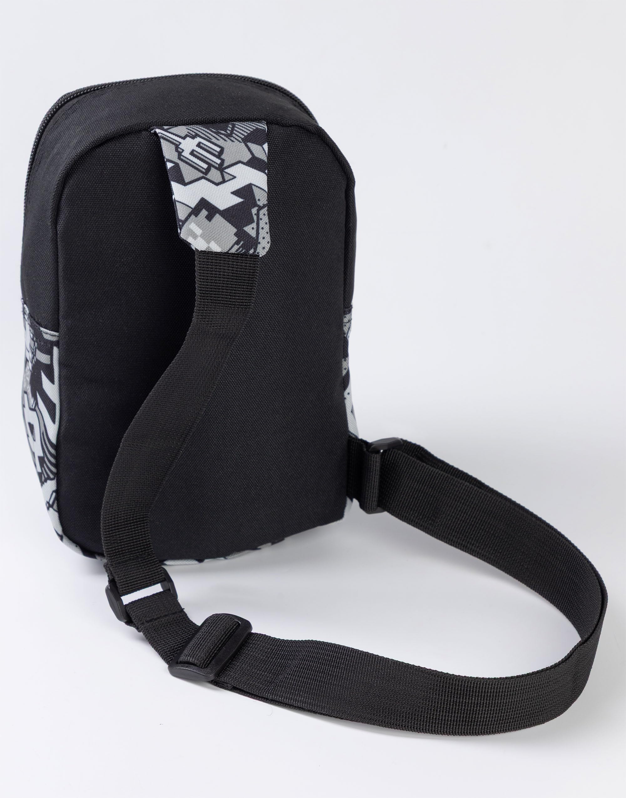 Minecraft Creeper - Bolsa de transporte con cremallera y correa de hombro ajustable para niños, con temática de juego, para jóvenes jugadores