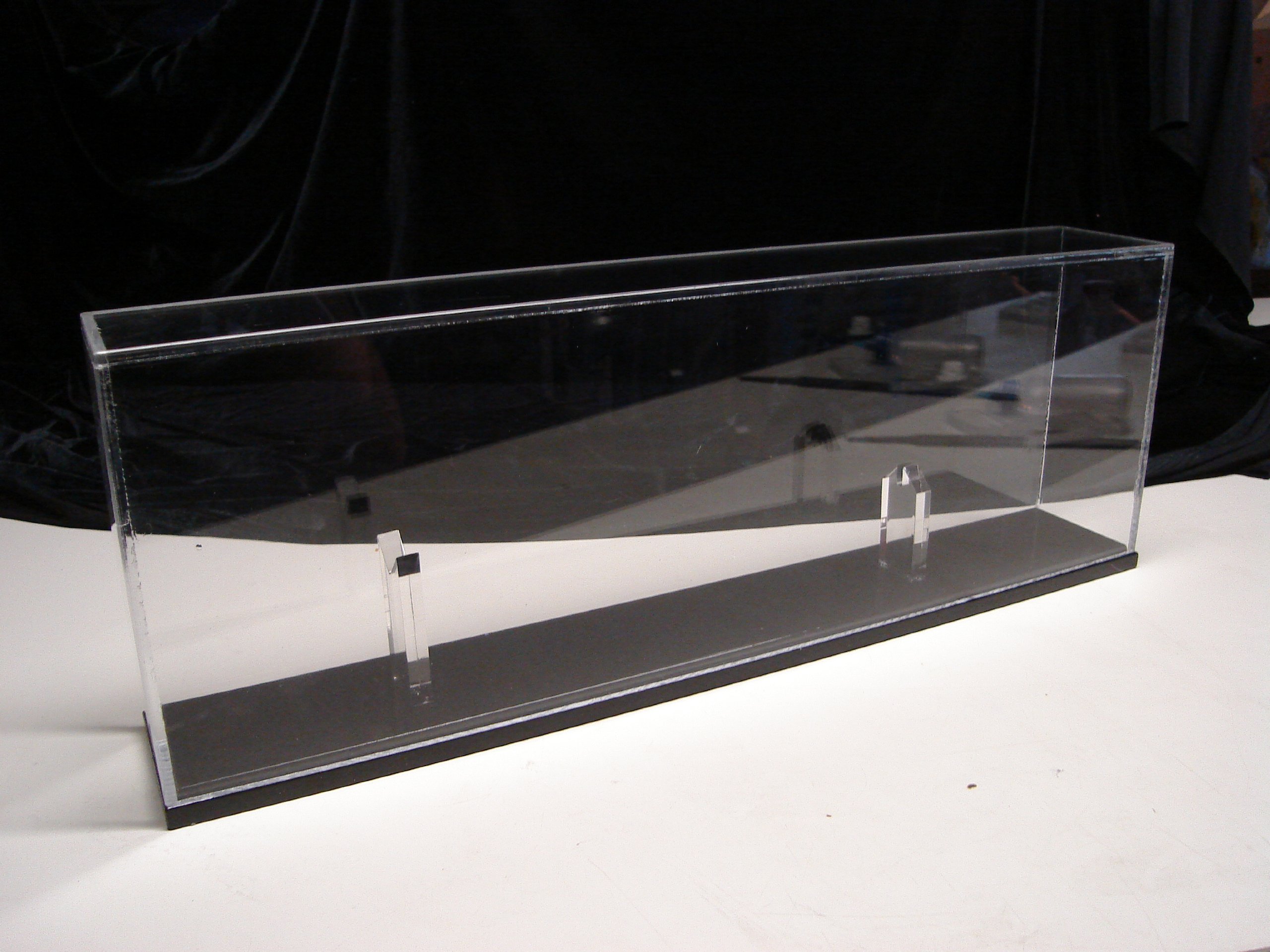 Custom Acrylic Knife Display Case for a Tall Bowie Knife with a Large Hilt, 18 inch (50018B)
