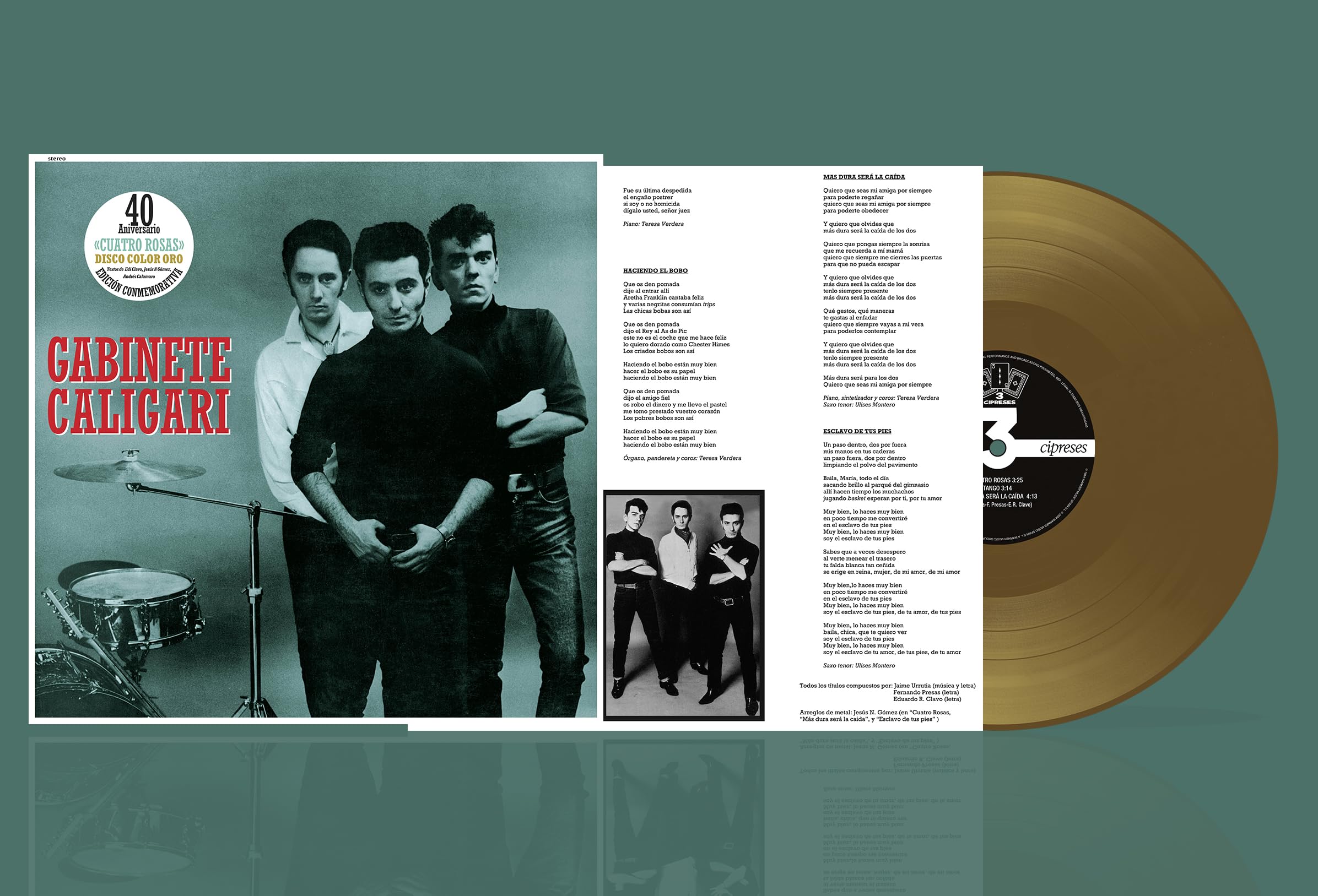 Cuatro rosas (Edición 40 aniversario) 1 Mini Lp (Color Oro) Edición Firmada [Vinilo]