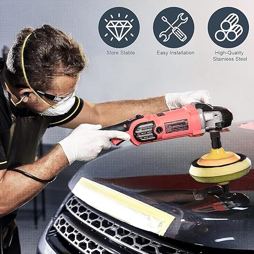 Miniatura 7 de Yakamoz 2 piezas de accesorio para amoladora angular M14 hembra a 58 "-11 adaptador macho Pulidor giratorio M14 a 58"-11 adaptador convertidor