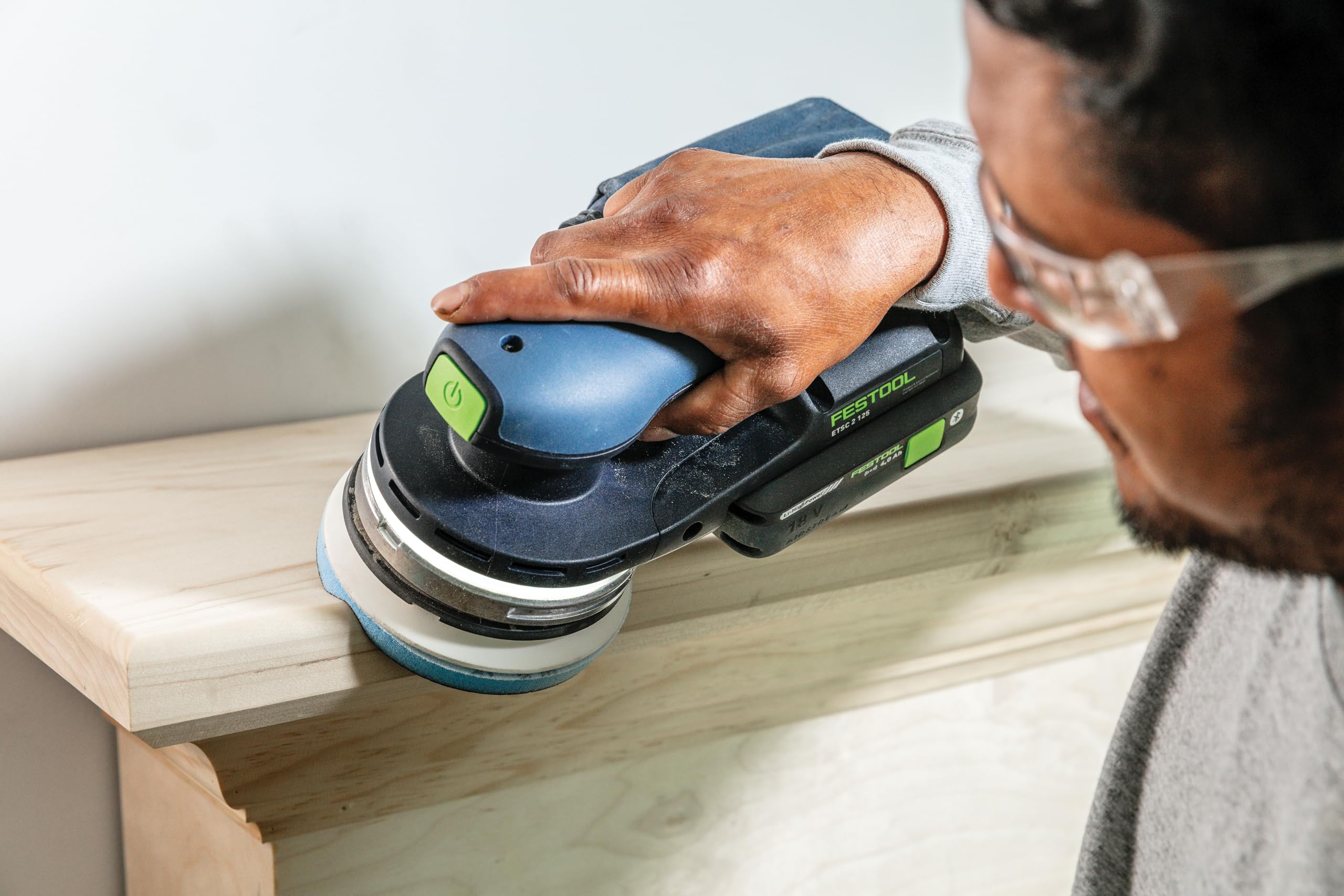 Festool Granat PRO 578799 Lot de 10 disques abrasifs profilés en mousse flexible pour contours, moulures et surfaces incurvées 125 mm Grain mélangé Dos en mousse 1,27 cm