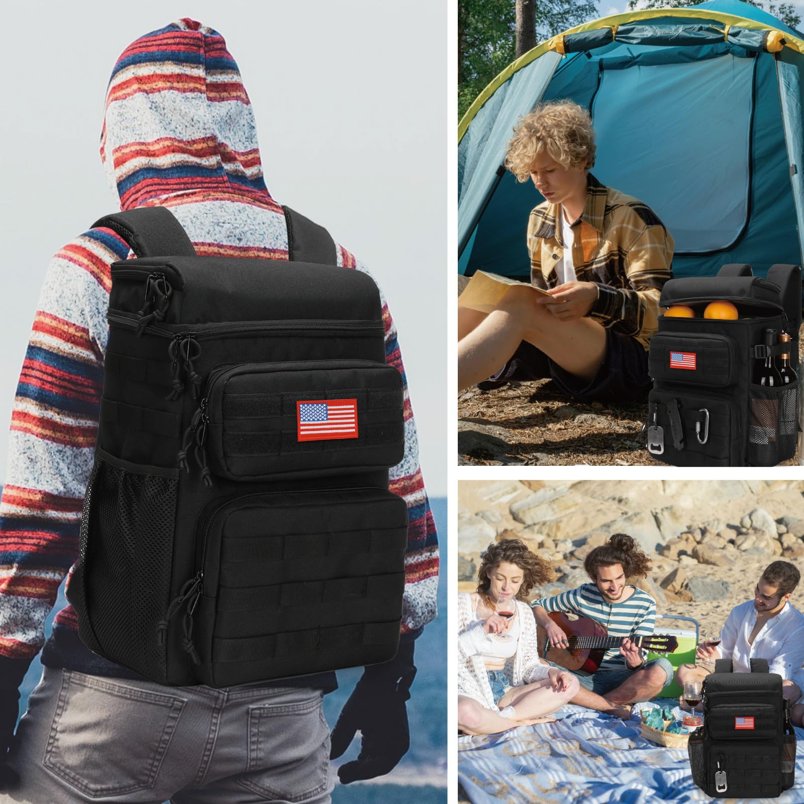Linda Mía Hogar | Lonchera Táctica Para Hombres, Lonchera Militar Resistente Para Almuerzo, Lonchera Aislante A Prueba De Fugas, Bolsa Térmica Duradera Para