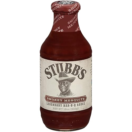 Salsa de barbacoa Stubb, 18 onzas (paquete de 4)