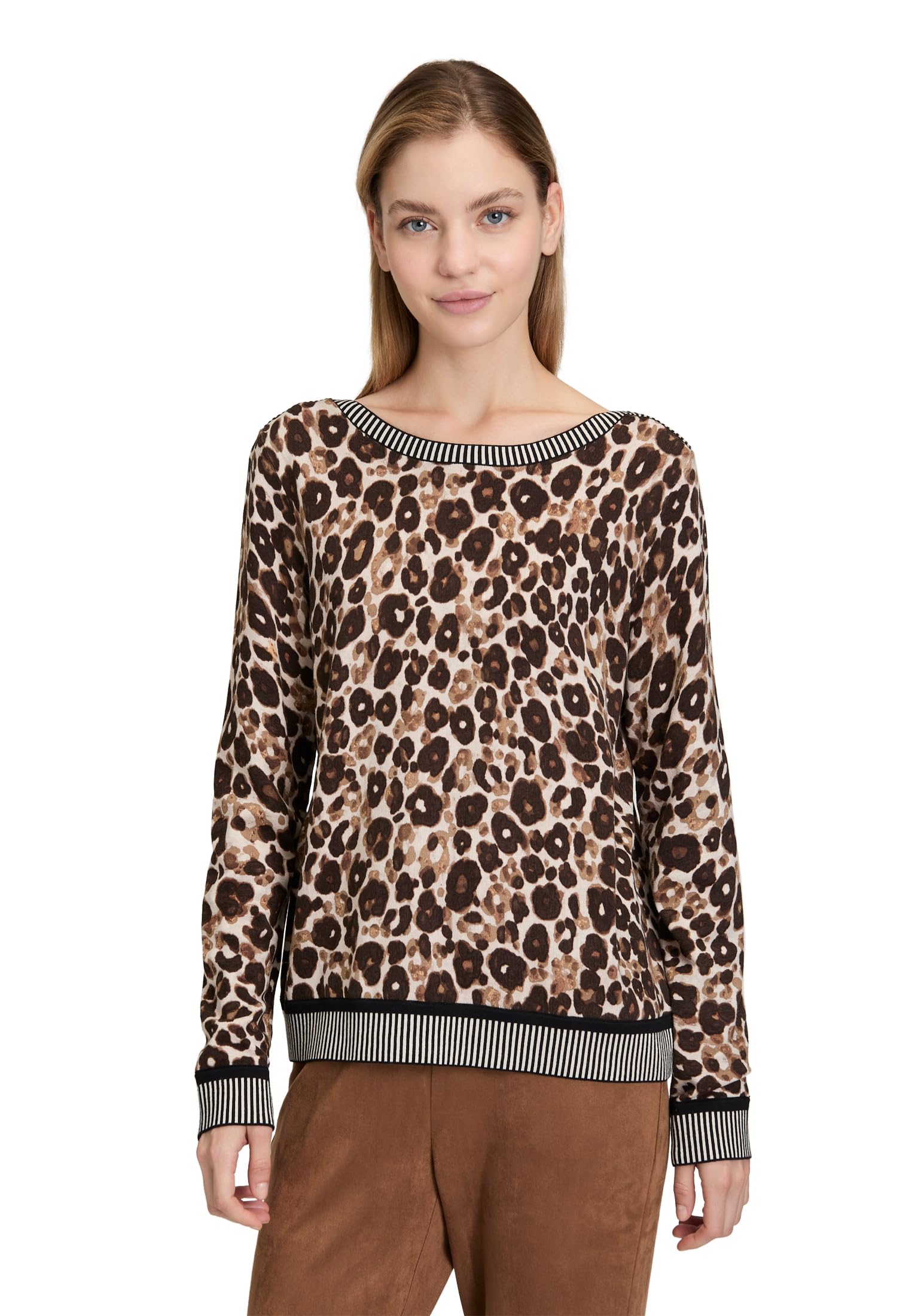 Betty Barclay Damen Strickpullover mit Animalprint