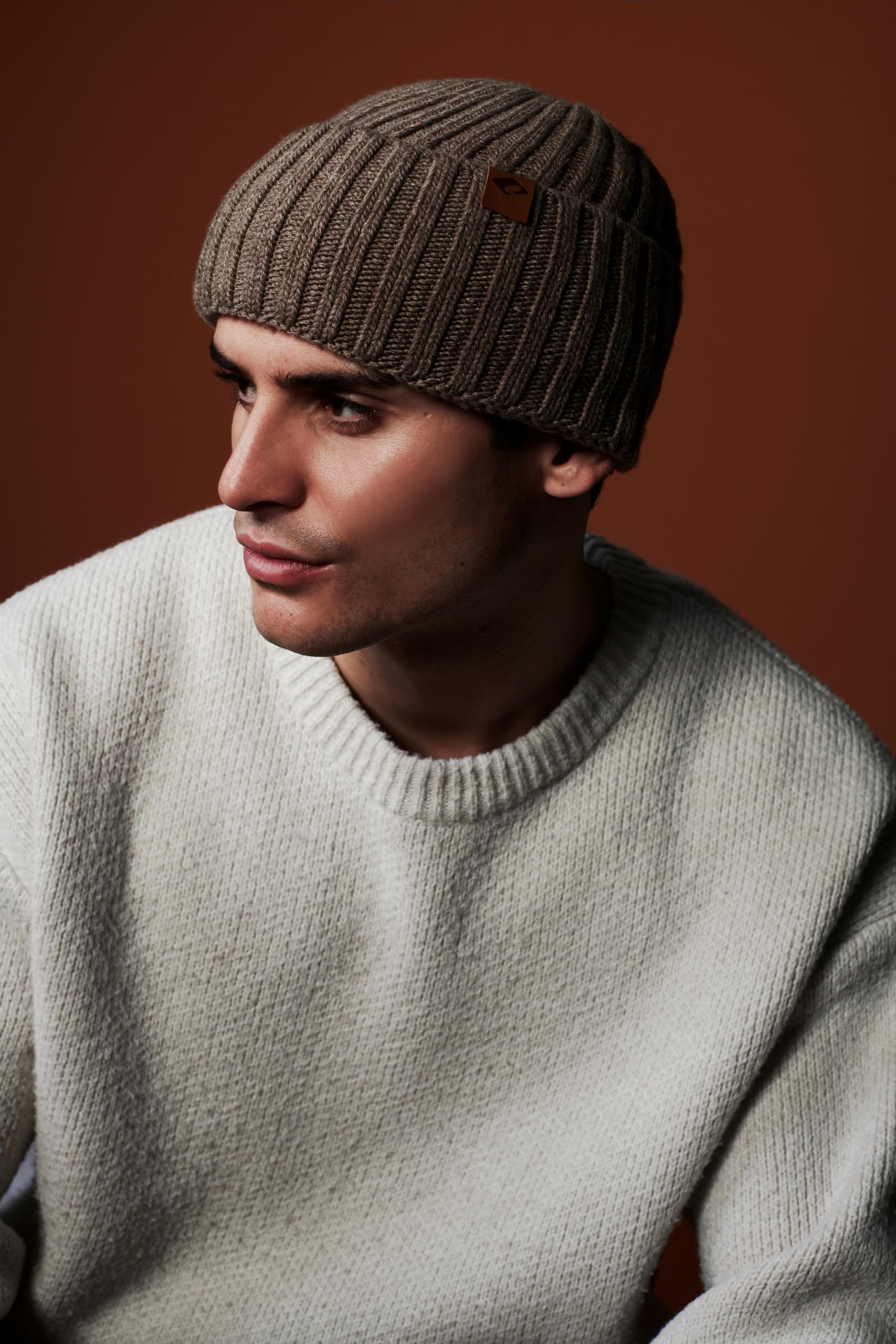 Chillouts Czapka Beanie DarianKobiety/Mężczyźni - bawełniana z mankietem wywijanym otokiem jesień-zima Jesień Zima