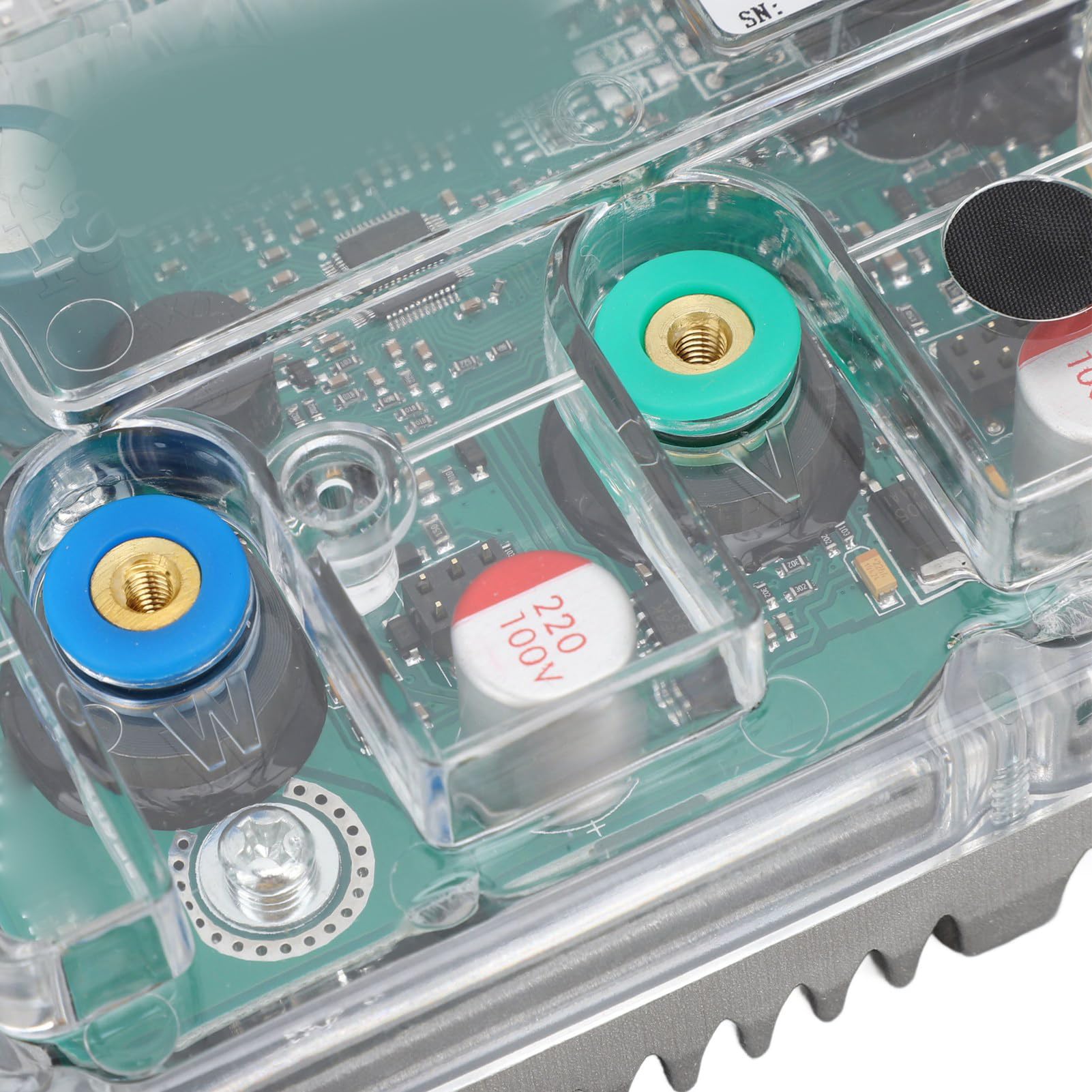 Fabater Odporny na Wysokie Temperatury Bezszczotkowy Sterownik Silnika do Motocykla Elektrycznego - Bezszczotkowy Regulator Prędkości Silnika 2000 W z przezroczystą obudową