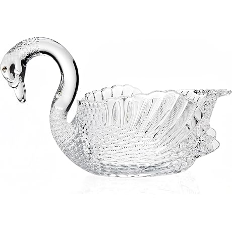 Swan-Shaped Glass Flower Vase, Perfect for Eye-Catching Centerpieces