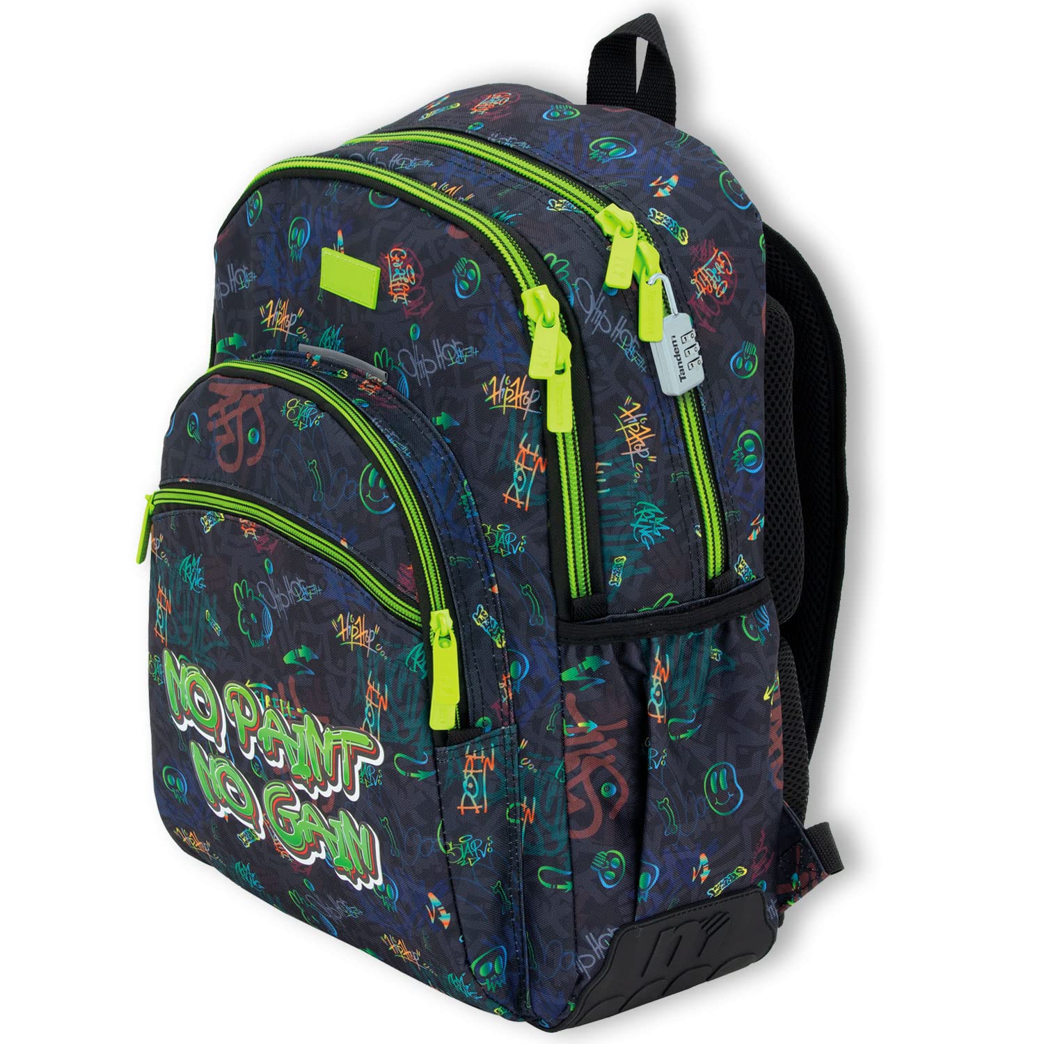 OFITURIA Mochila Escolar Niño, Mochila Adaptable a Carro, Gran Capacidad y Doble Cremallera, Mochila con Funda para Portátil, con Bolsillo Frontal y Bolsillo Lateral