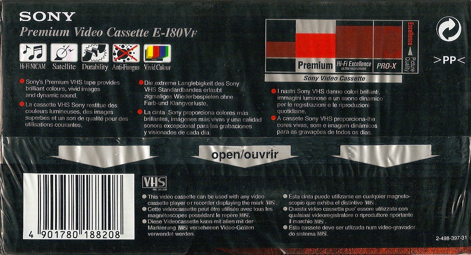 VHS SONY Premium 180 neuve - DVD - Films