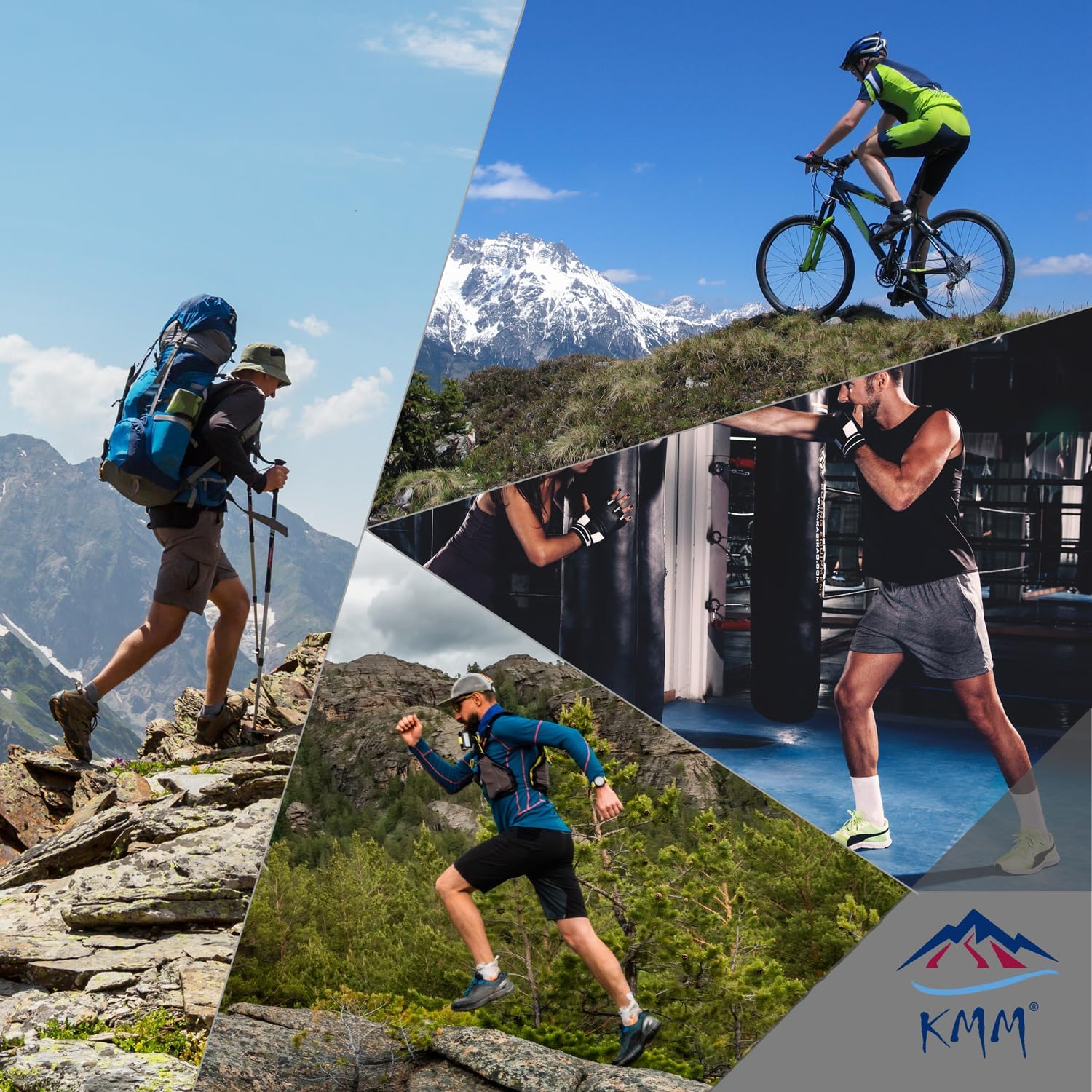 KMM Men Cotton Full Thick Cushion Crew Socks Moisture Control Heavy Duty Work Boot Warm Thermal Wicking Sweat Anti Blisters - Image 6