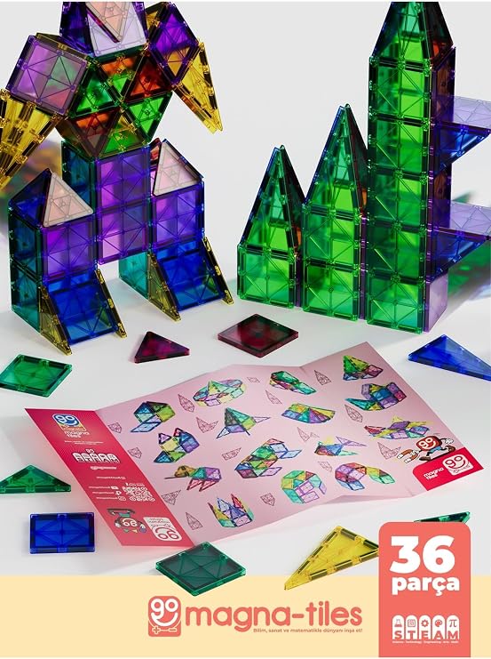 Magna-Tiles 36 Parça