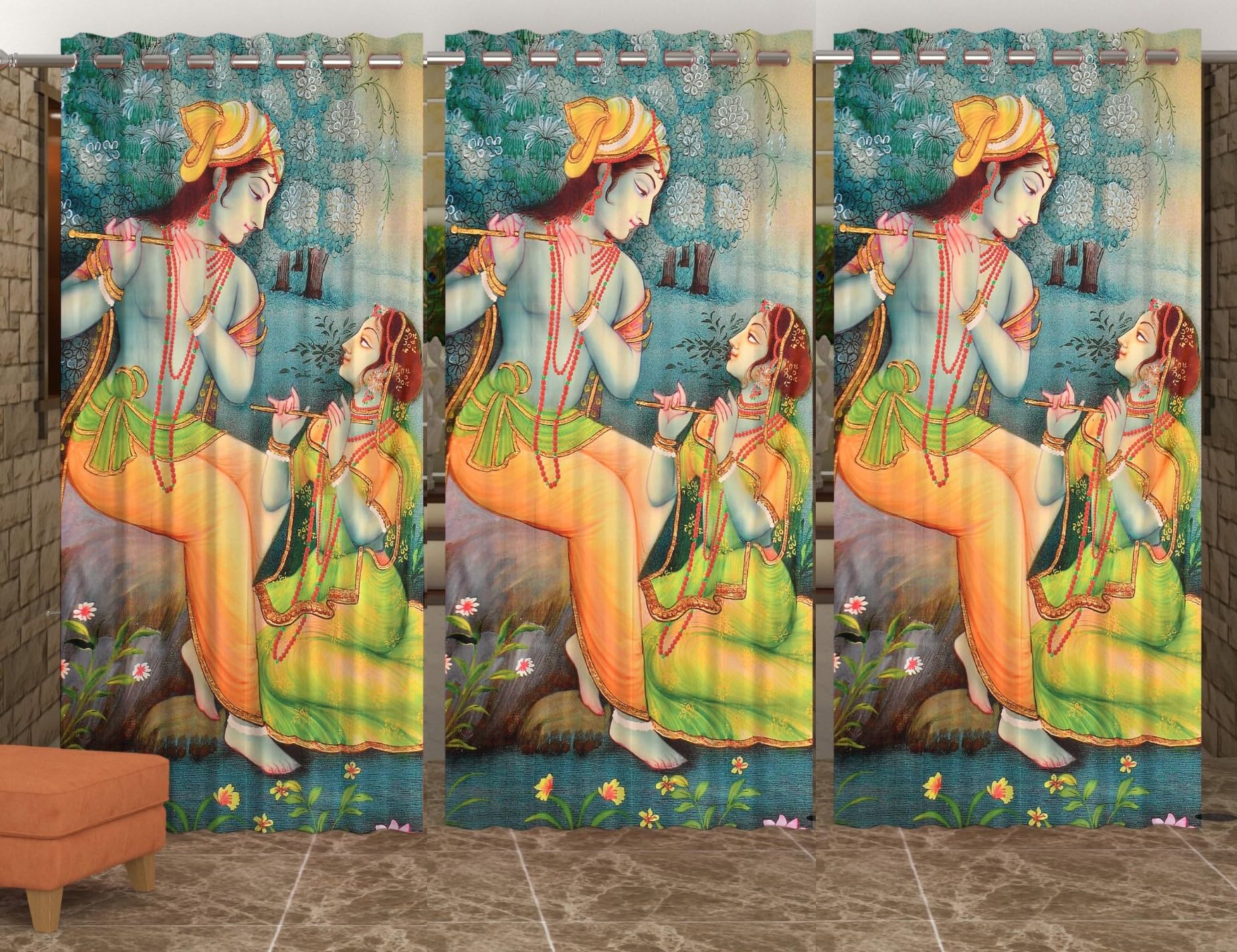 See full amazon price history chart for VJK FAB Heavy Fabric Radha Krishna God Design Curtains for Pooja Room, Temple, Home 4x7 feet Long Curtains Set of 3 Pc VJK FAB Heavy Fabric Radha Krishna God Design Curtains for Pooja Room, Temple, Home 4x7 feet Long Curtains Set of 3 Pc (B0C7DMGF4Z) Amazon Price History, Amazon Price Tracker